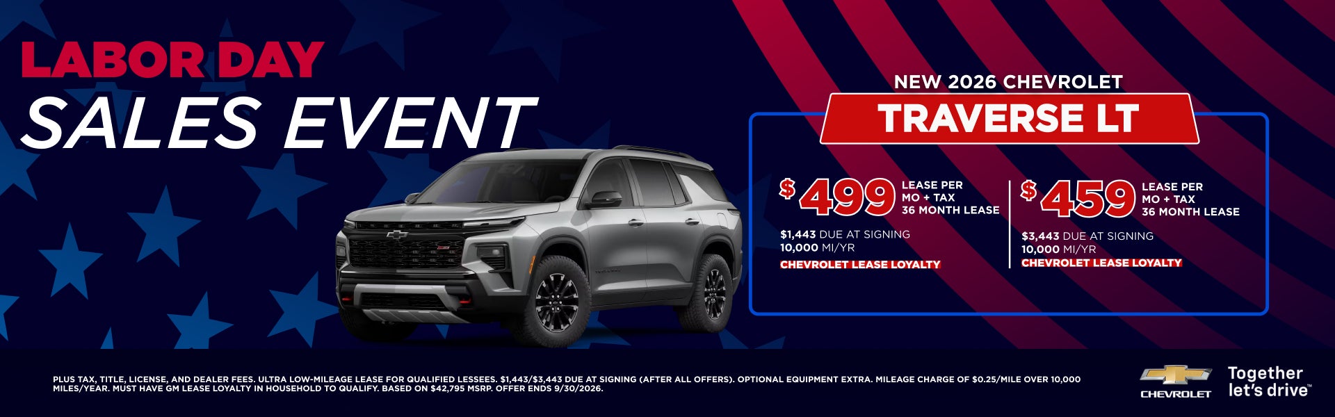 NEW 2026 CHEVROLET TRAVERSE LT